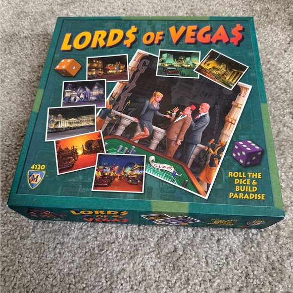 Lords of Vegas Board Game Original Version - Picture 1 of 3